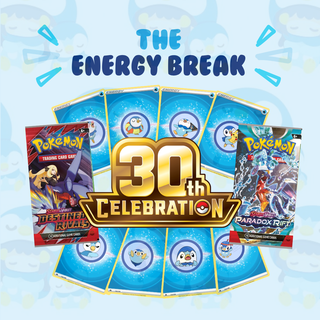 Energy Break: 30th Anniversary, Destined Rivals, Paradox Rift (65 Packs)